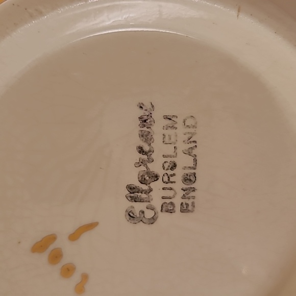 Authentique Set of 3 pieces  the services from burslem england - Picture 5 of 6